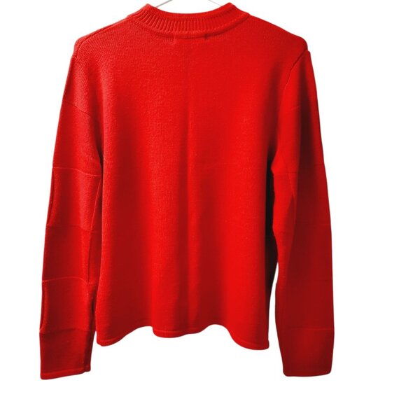 Goodclothes Cardigan Sweater Womens Size Medium Red Acrylic Long Sleeve - Picture 2 of 4